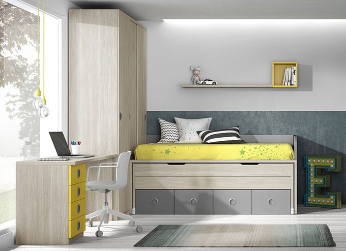 Cama compacta Magina de Parquemueble com