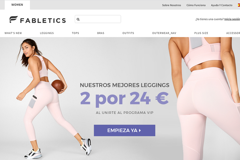 Fabletics web