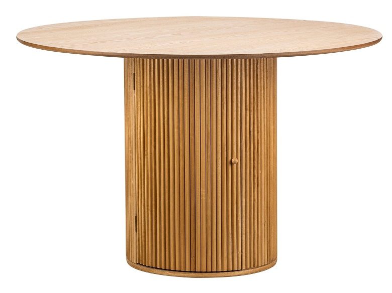 Mesa de comedor redonda madera de pino de Maisons du Monde