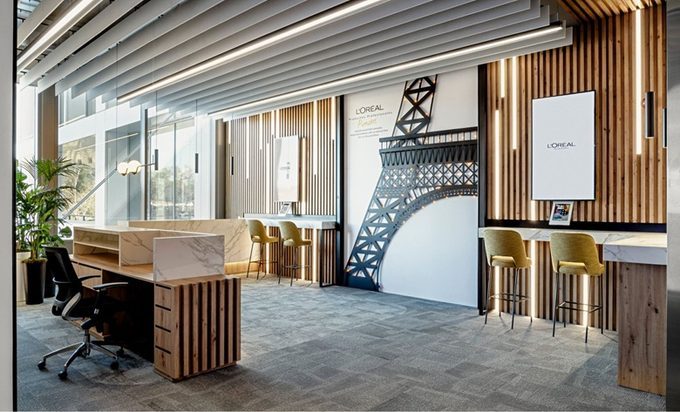 Oficinas L´Oreal rediseñadas por Moinsa