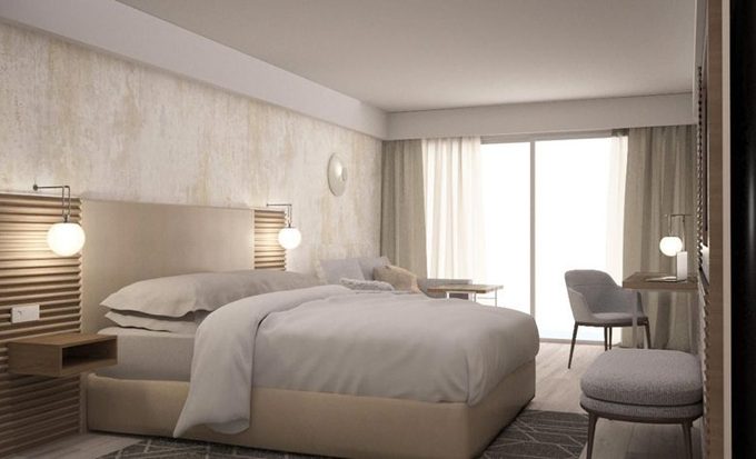 Rediseño de habitación de hotel AC Marriot por Moinsa