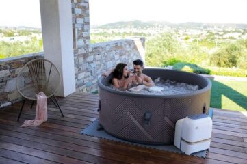 Poner un jacuzzi hinchable en casa